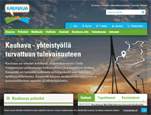 Tablet Screenshot of kauhava.fi